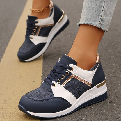 Sneakers Décontractées Femme Semelle Épaisse