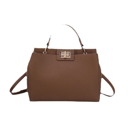 Sac messager de grande capacité, simple, élégant et texturé