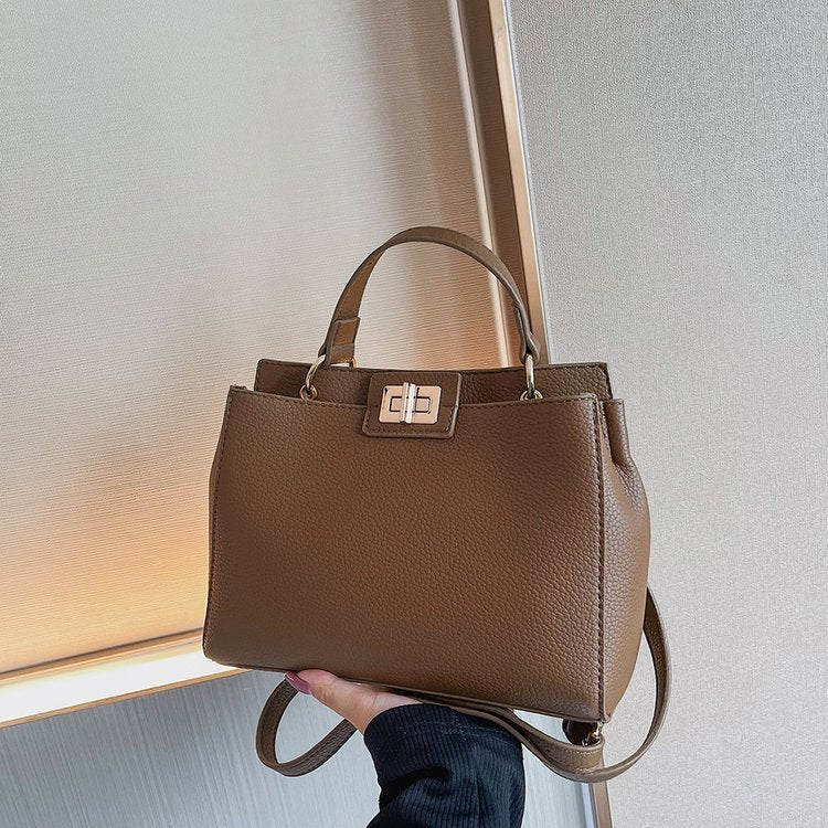 Sac messager de grande capacité, simple, élégant et texturé