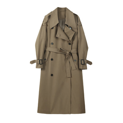 Trench long à manches longues pour femme – Nouvelle collection printemps et automne