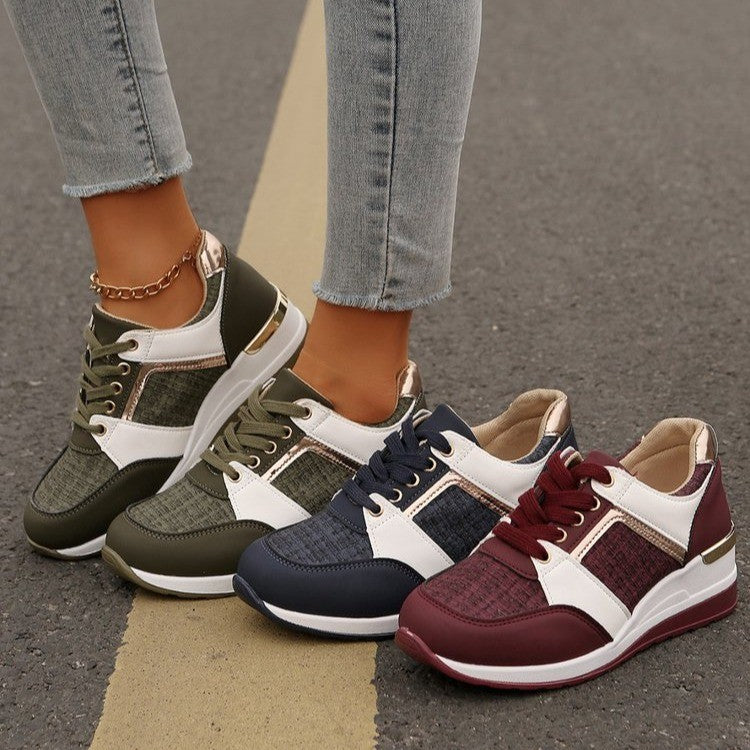 Sneakers Décontractées Femme Semelle Épaisse