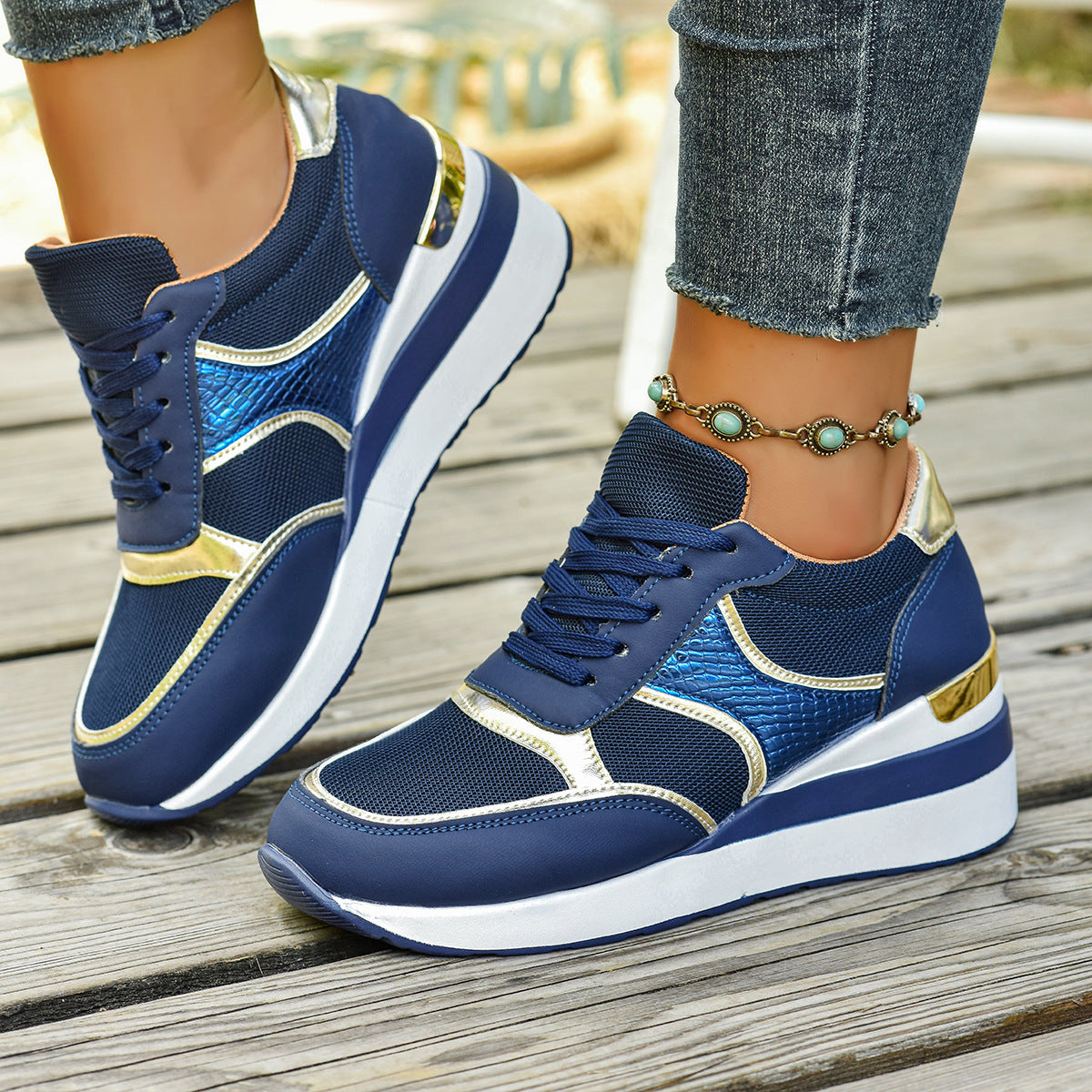 Baskets Femme Grande Taille Chic & Confort