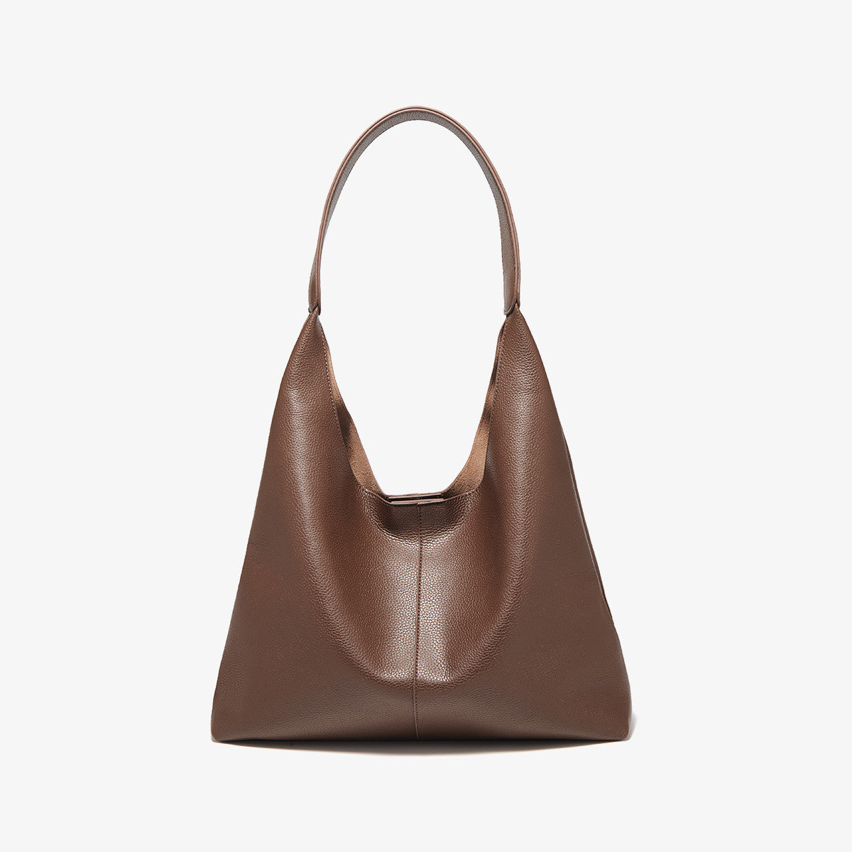 Sac à main en cuir de vachette de grande capacité pour femme