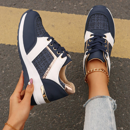 Sneakers Décontractées Femme Semelle Épaisse