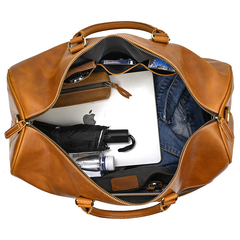 Sac de voyage rétro Crazy Horse – Élégance et grande capacité
